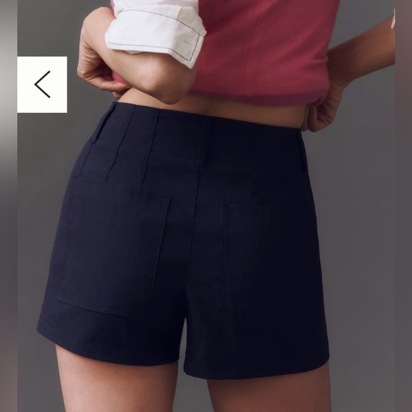 Anthropologie Colette Magic Fabric Shorts, Navy, 30 Waist, Original Retail $88 - Picture 4 of 6